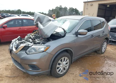 2016 Nissan Rogue S из США, поврежденный, VIN KNMAT2MV2GP613784